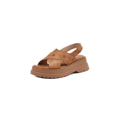 Sandale de vară de susținere elegante și detaliate