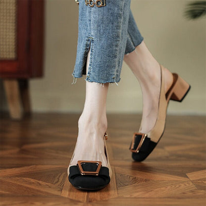 Pantofi de vară de susținere eleganți și detaliați