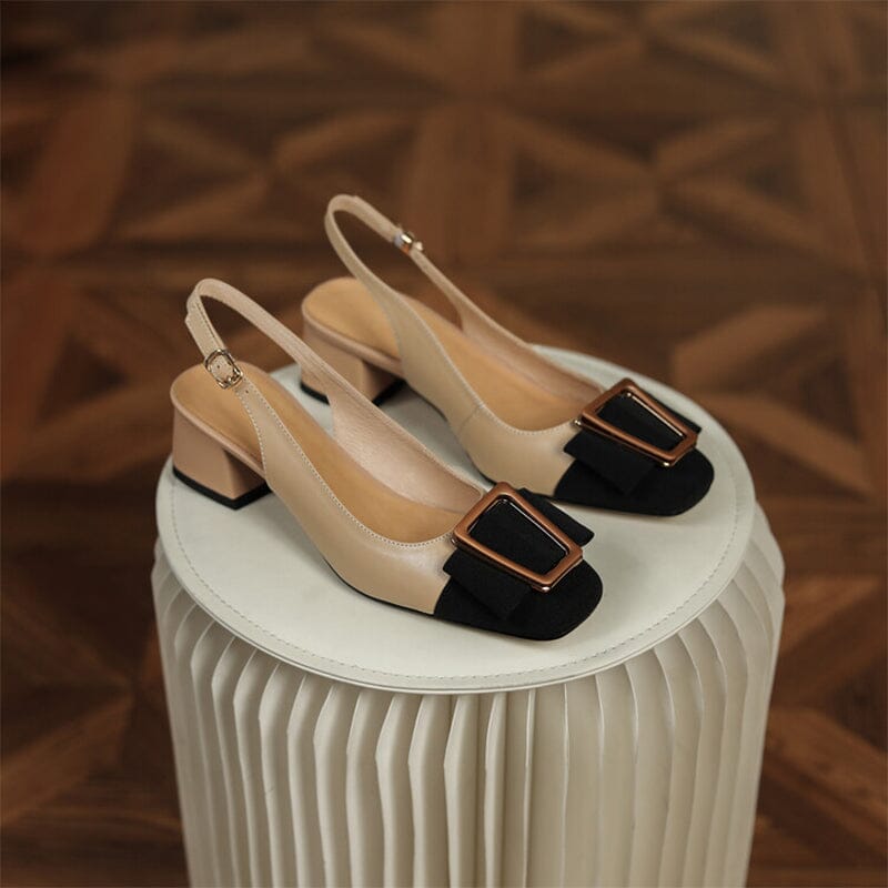 Pantofi de vară de susținere eleganți și detaliați