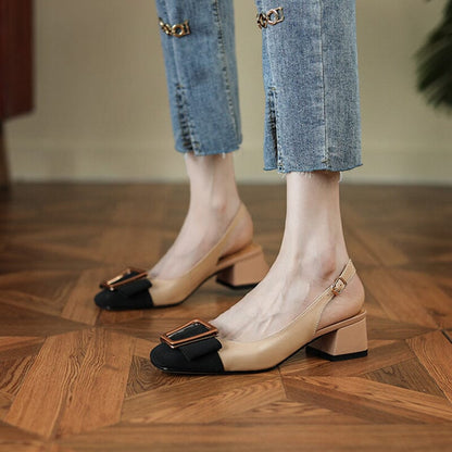 Pantofi de vară de susținere eleganți și detaliați