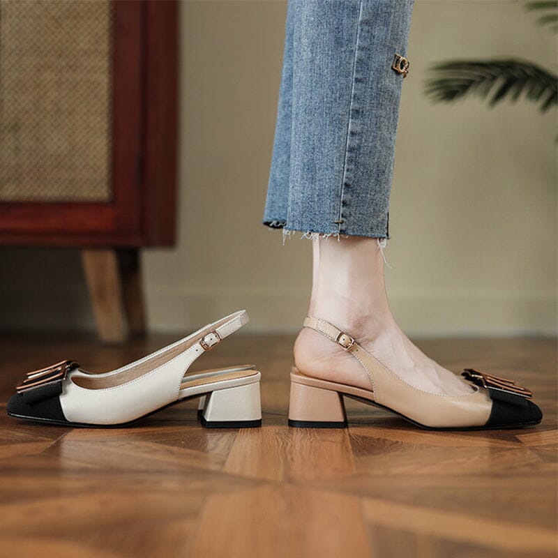 Pantofi de vară de susținere eleganți și detaliați